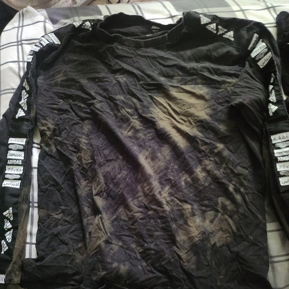Bleached Adidas Athletic Longsleeve